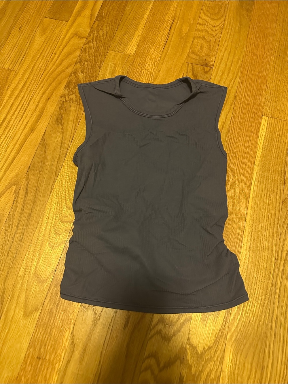 lululemon athletica all it takes back twist Ribbed Sleeveless Tank - Purple gray